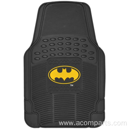 Batman Rubber Car Floor Mats 4 PC Front